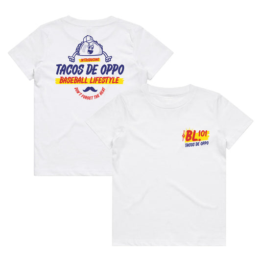 Taco Youth Tee - White