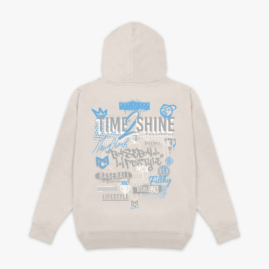 Time 2 Shine Icons Youth Hoodie - Bone