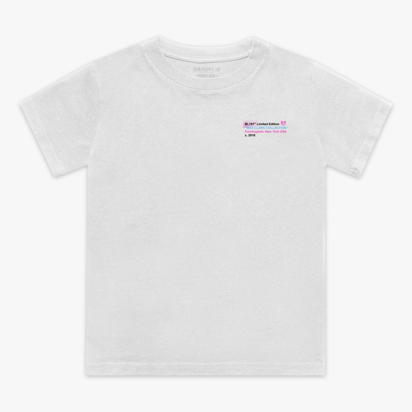 Time 2 Shine Icons Youth Tee - White