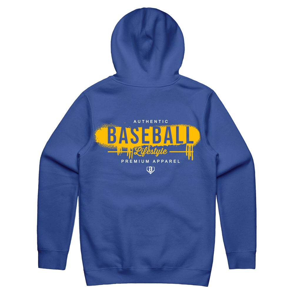 Vandal Hoodie - Blue/Yellow/White