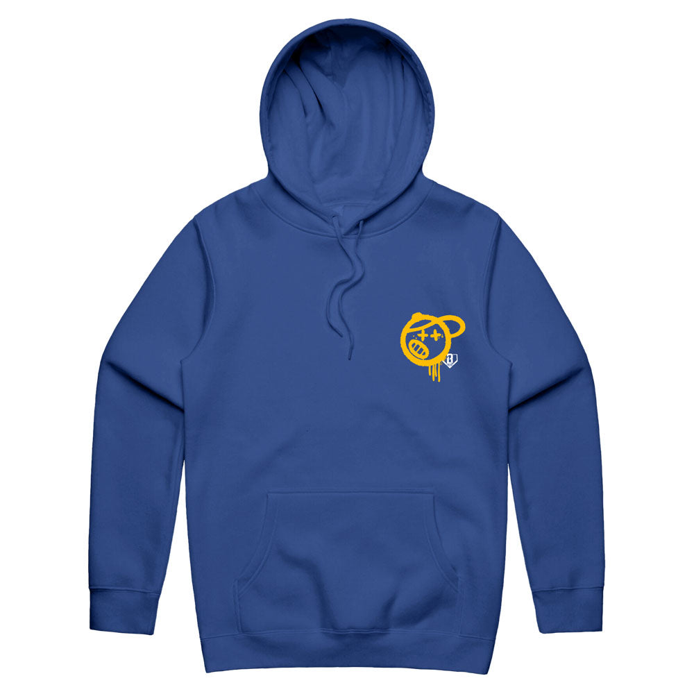 Vandal Hoodie - Blue/Yellow/White