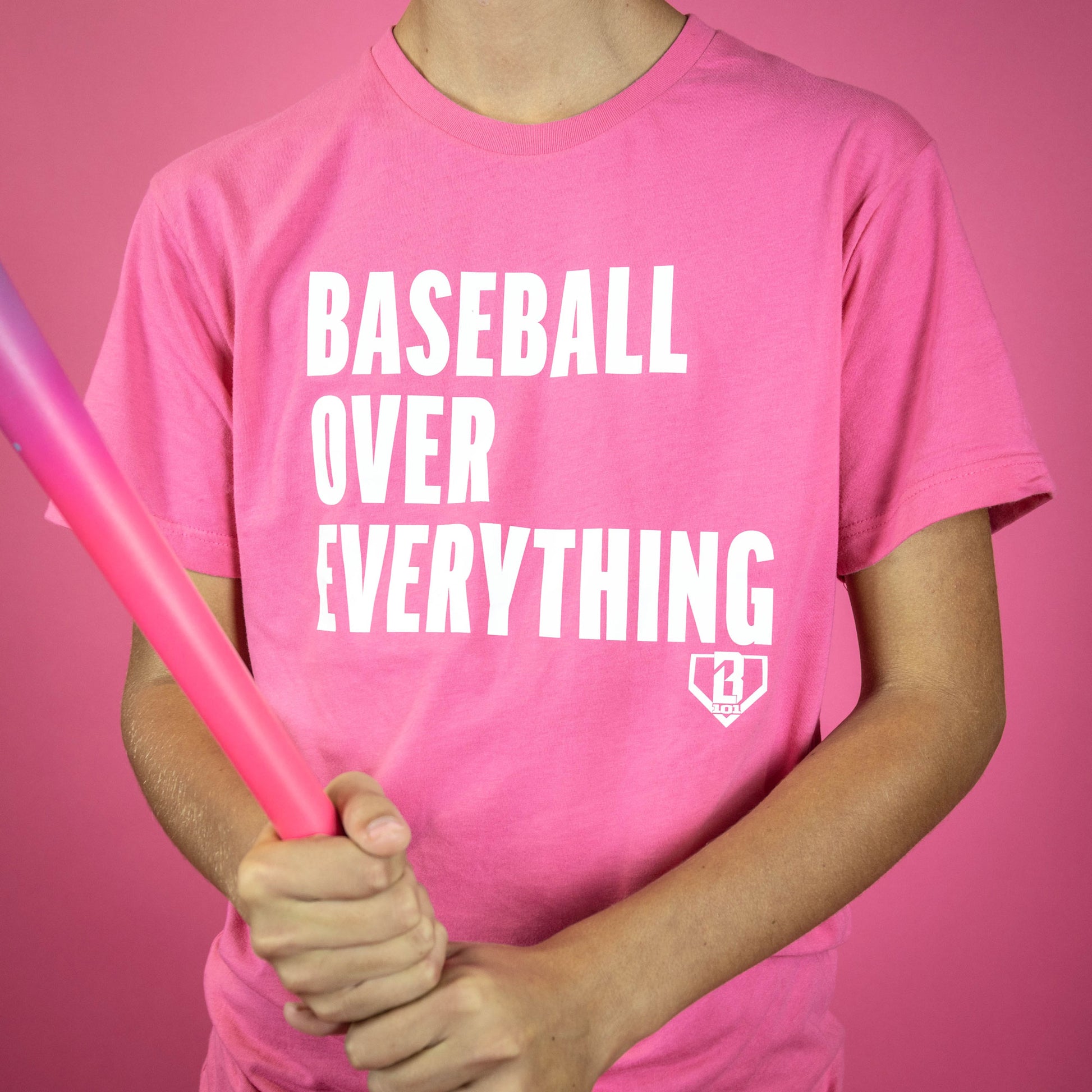 Baseball Over Everything Youth Tee - Black/Blue