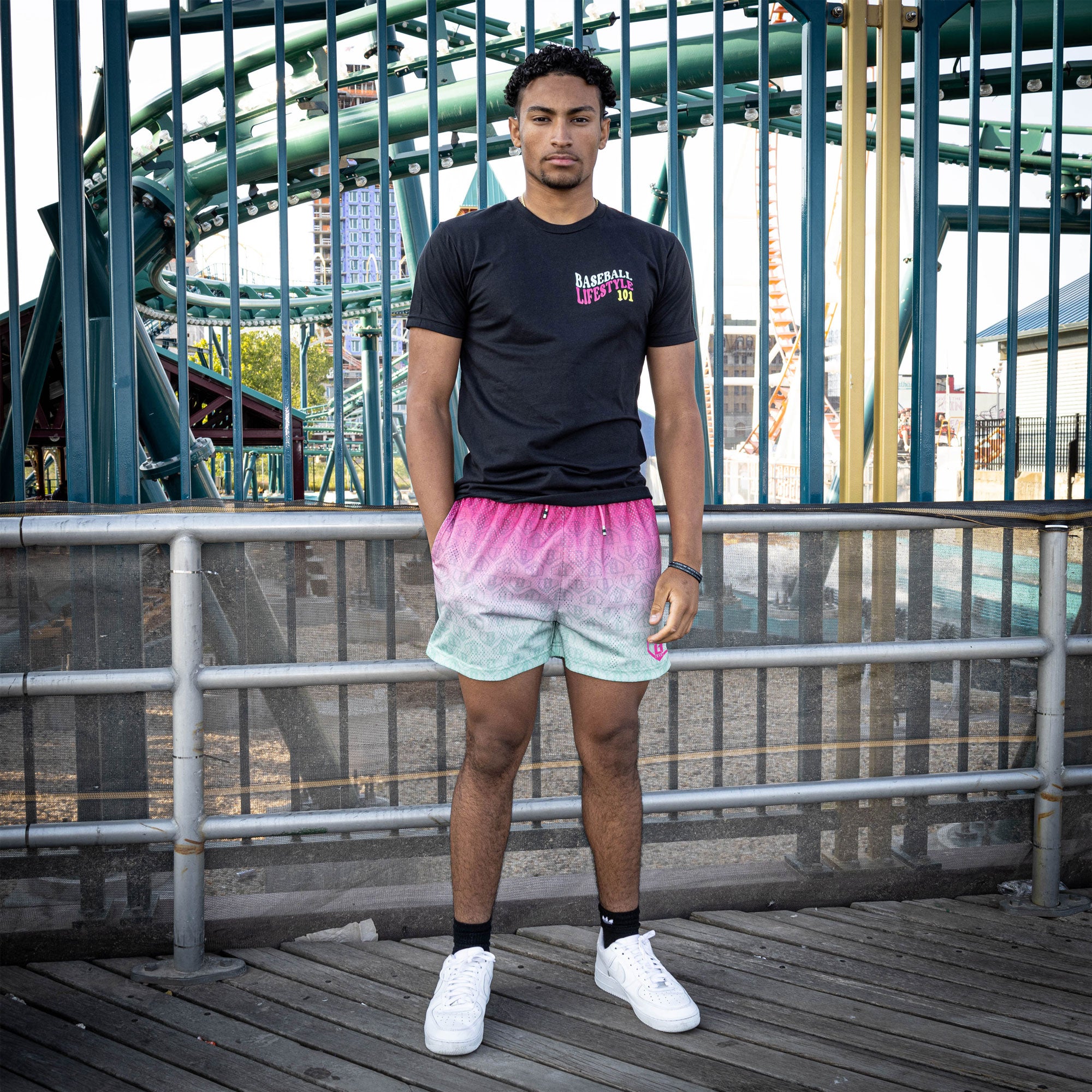 Gradient Shorts - Watermelon – Baseball Lifestyle 101