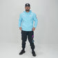 Off-Field Waffle Performance Hoodie - Cotton Candy Blue